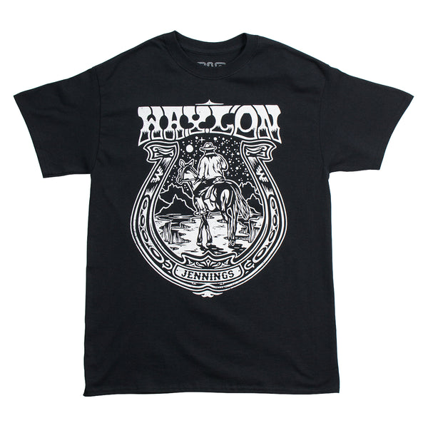Waylon Jennings Horseshoe Shirt - Men's Tee Shirt - Waylon Jennings Merch Co.