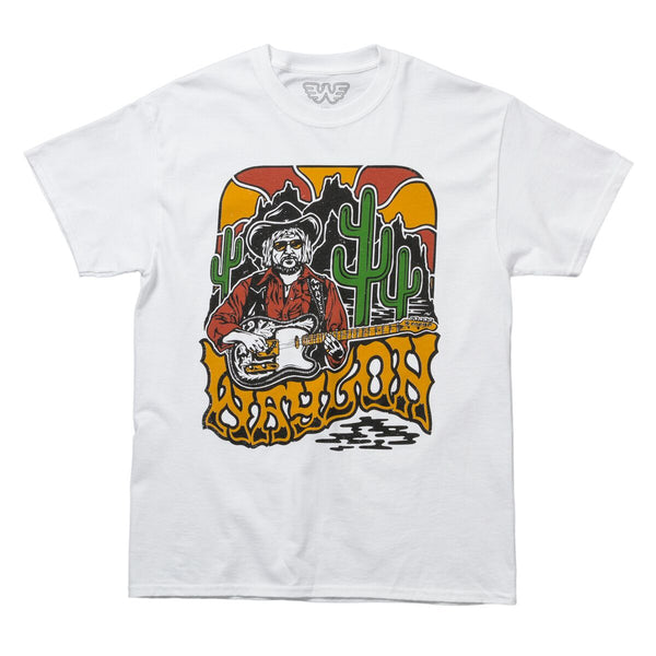 Waylon Jennings Telecaster Desert Mens Tee Shirt - Men's Tee Shirt - Waylon Jennings Merch Co.