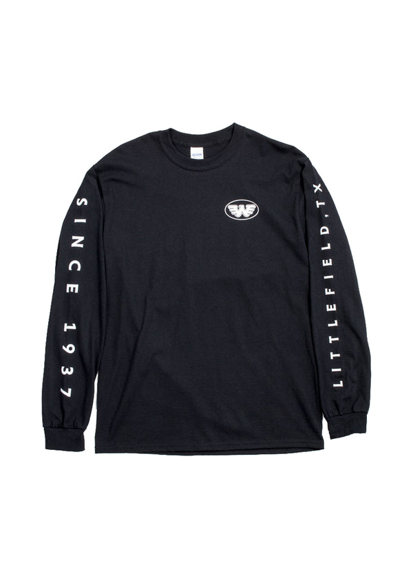 Littlefield Texas Waylon Jennings Longsleeve Shirt - Men's Tee Shirt - Waylon Jennings Merch Co.