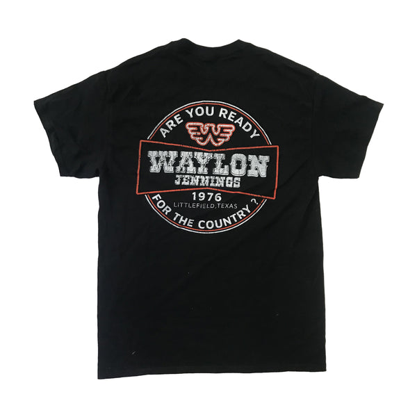 Waylon Jennings 1976 Mens Tee Shirt - Men's Tee Shirt - Waylon Jennings Merch Co.