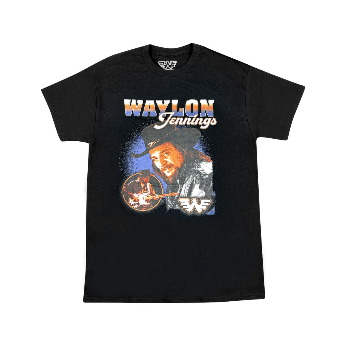 Waylon Jennings Double Pic Shirt– Waylon Jennings Merch Co.