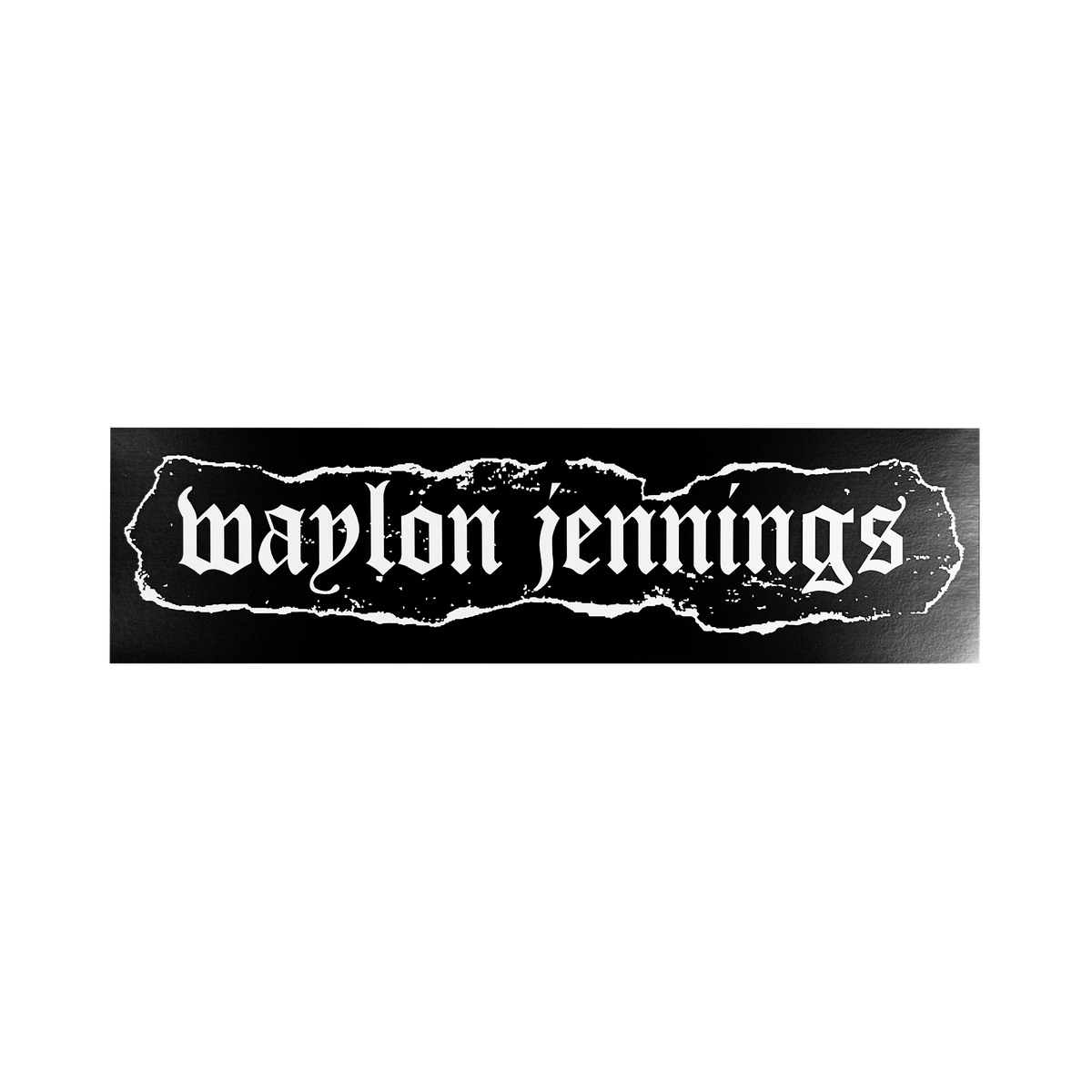 Waylen Name Sticker Waylon Cutout Bumper Sticker– Waylon Jennings Merch Co.