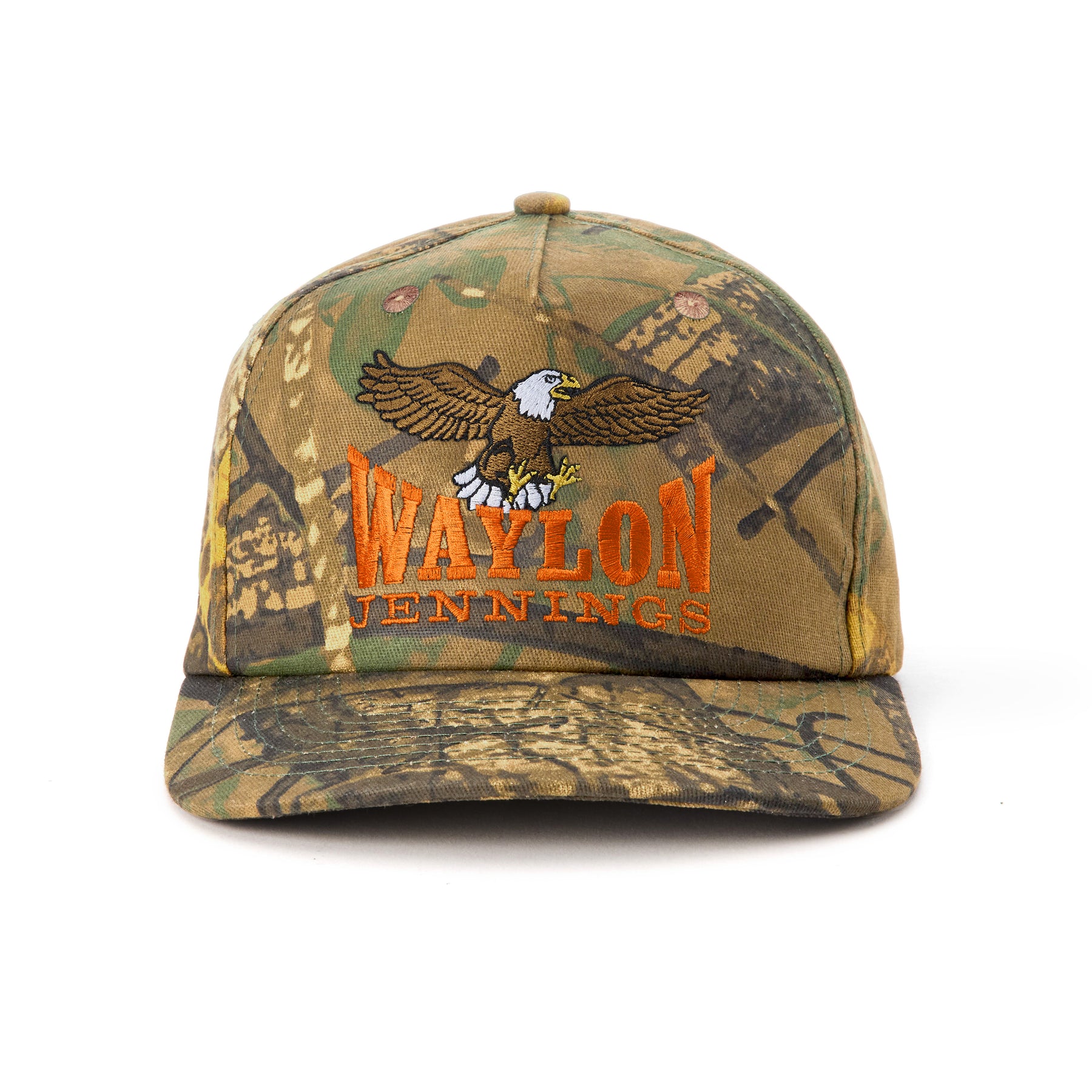 Waylon Jennings Camo Roscoe Hat - American Needle