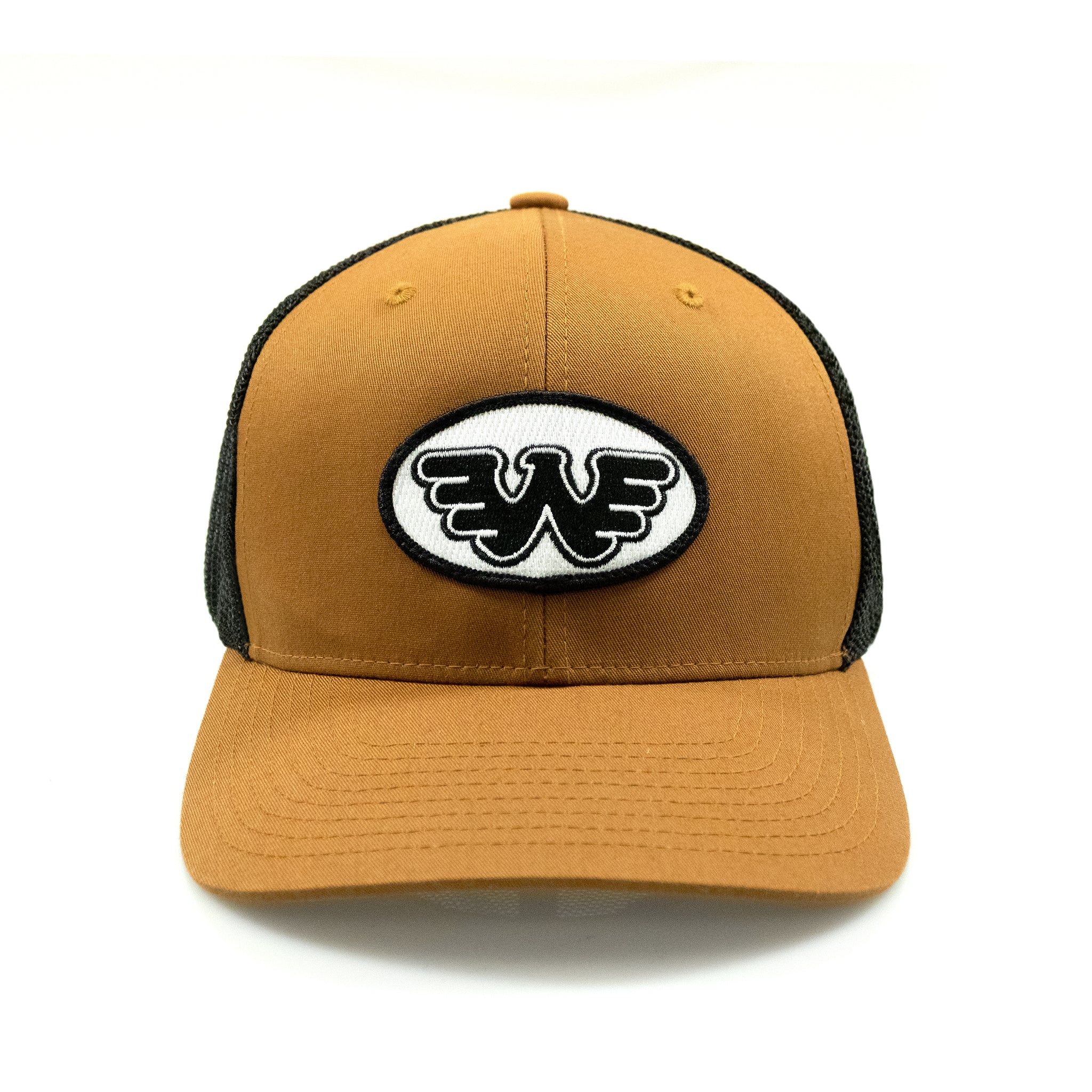 Waylon Jennings Flying W Oval Patch Flexfit Hat (Caramel)– Waylon ...