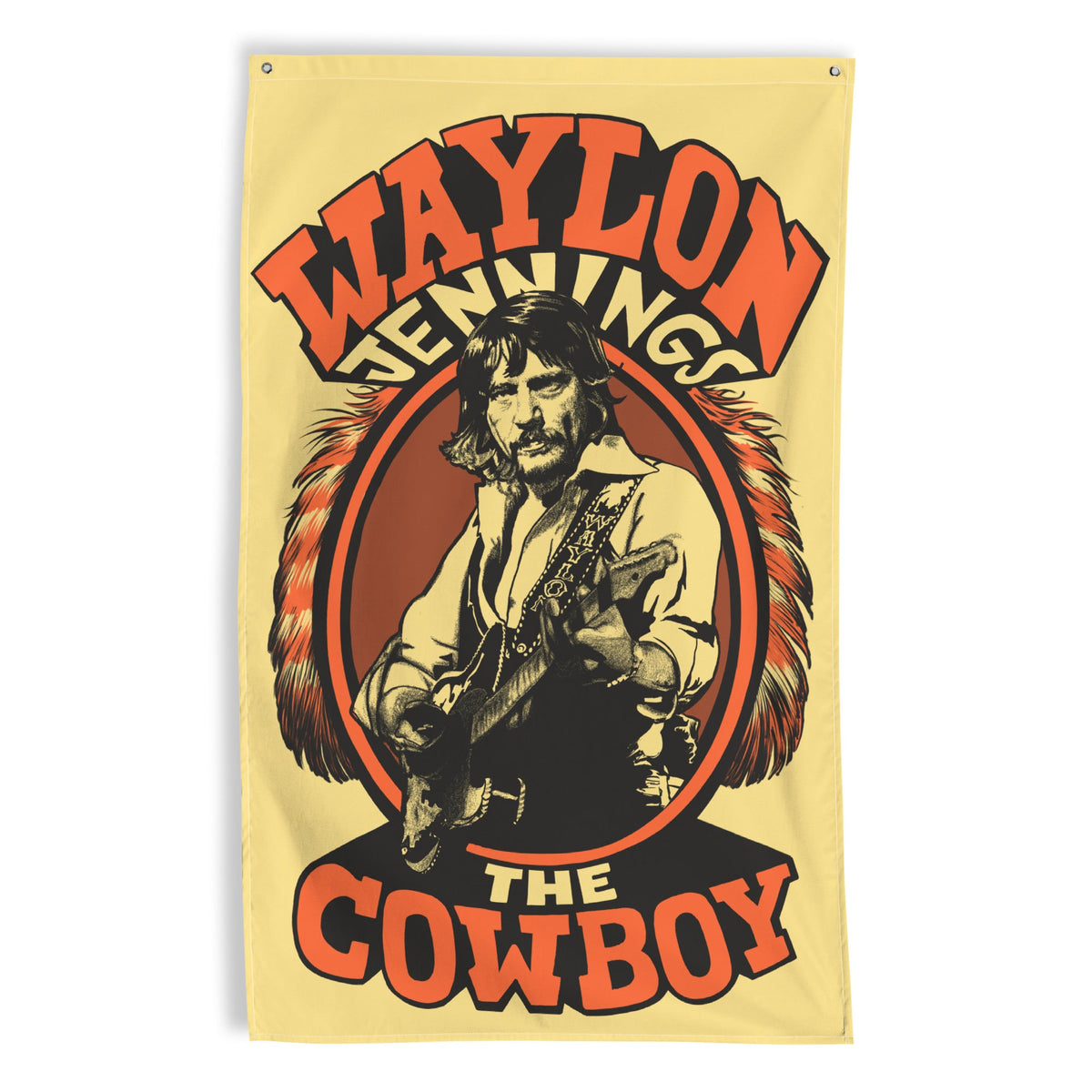 Waylon Jennings Cowboy Flag– Waylon Jennings Merch Co.