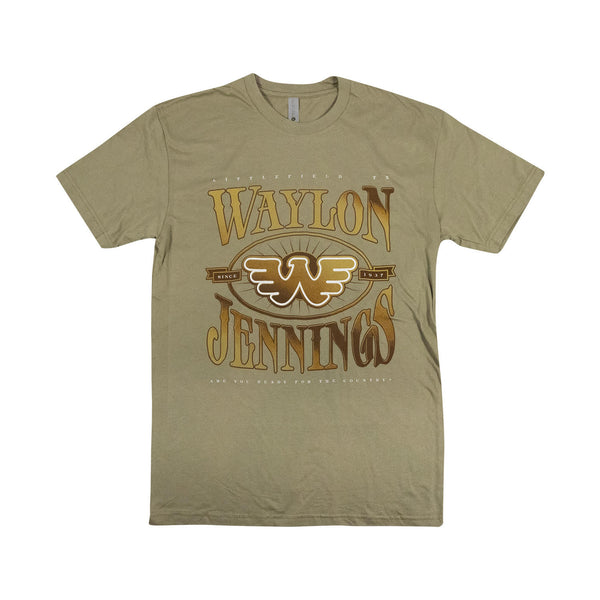 Vintage 80s 1982 Waylon Jennings Tee Country Music Outlaw シャツ