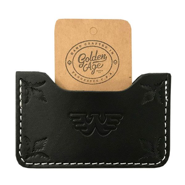 Waylon Jennings Leather Credit Card Wallet - Accessories - Waylon Jennings Merch Co.