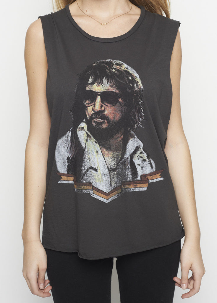 Honky Tonk Hero Muscle Tee - Women's Tank Top - Waylon Jennings Merch Co.