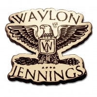 Waylon Jennings Flying W Texas Eagle Lapel Pin Set - Accessories - Waylon Jennings Merch Co.