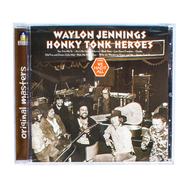 Waylon Jennings - Honky Tonk Heroes CD - Music - Waylon Jennings Merch Co.