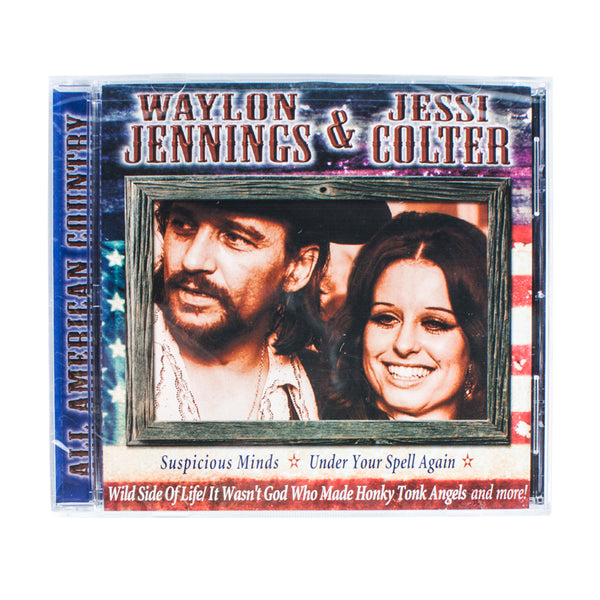 Waylon Jennings & Jessi Colter - All American Country CD - Music - Waylon Jennings Merch Co.
