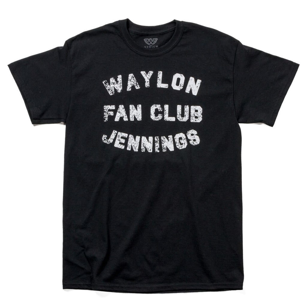Waylon Jennings Fan Club Mens Tee Shirt - Men's Tee Shirt - Waylon Jennings Merch Co.