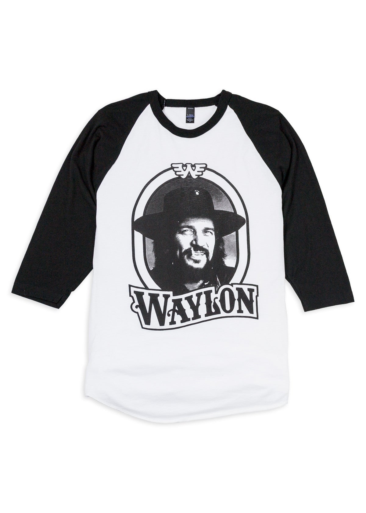 Waylon jennings best sale baseball tee