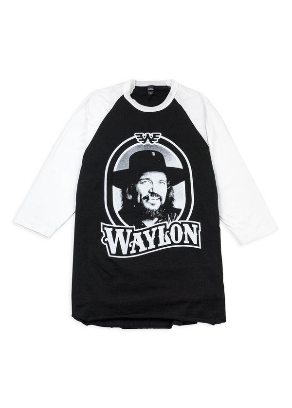 Waylon Jennings Tour '79 3/4 Sleeve Raglan - Men's Tee Shirt - Waylon Jennings Merch Co.