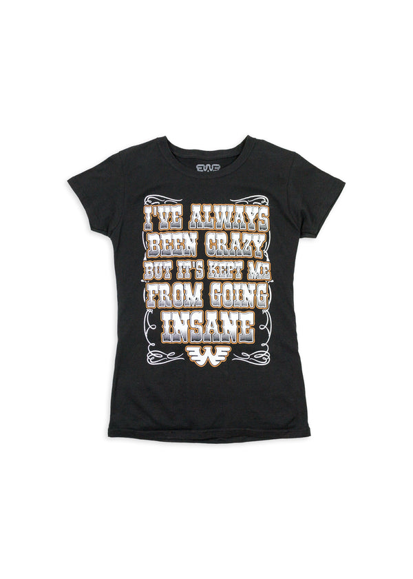 Always Been Crazy Waylon Jennings Womens Tee Shirt - Women's Tee Shirt - Waylon Jennings Merch Co.