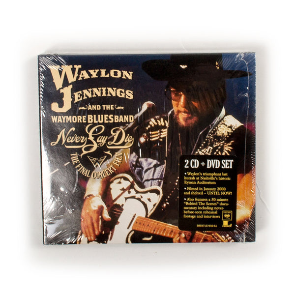 Waylon Jennings and the Waymore Blues Band - Never Say Die CD Set - Music - Waylon Jennings Merch Co.