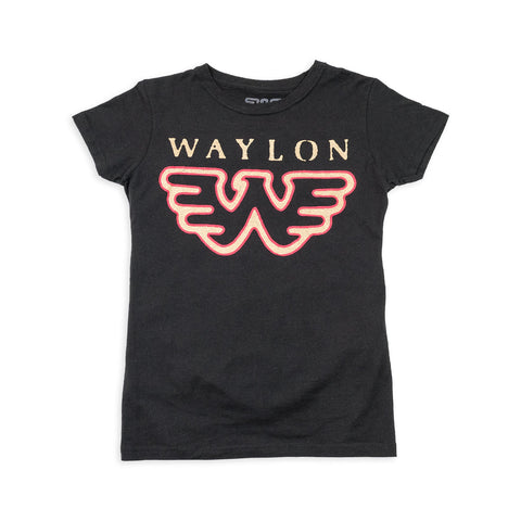 Waylon Jennings Flying W Women's Tee - Women's Tee Shirt - Waylon Jennings Merch Co.