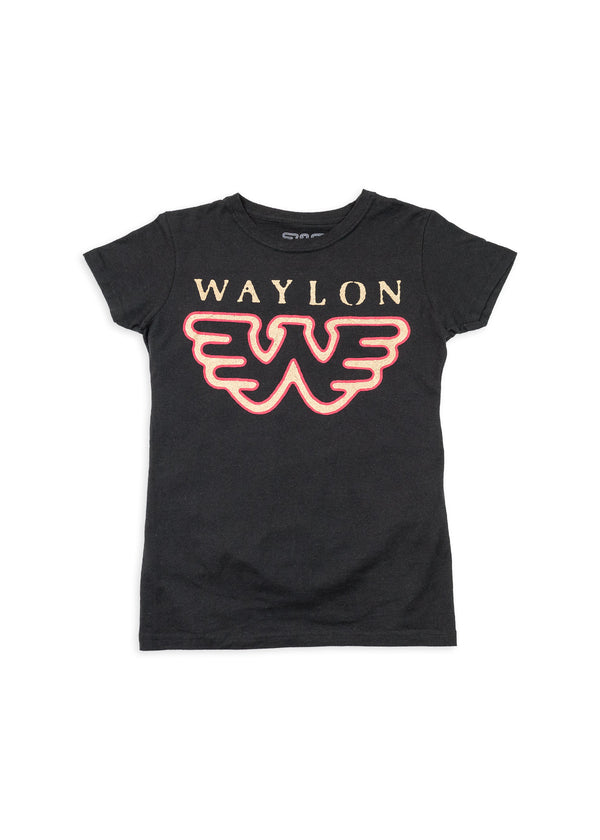 Waylon Jennings Flying W Women's Tee - Women's Tee Shirt - Waylon Jennings Merch Co.