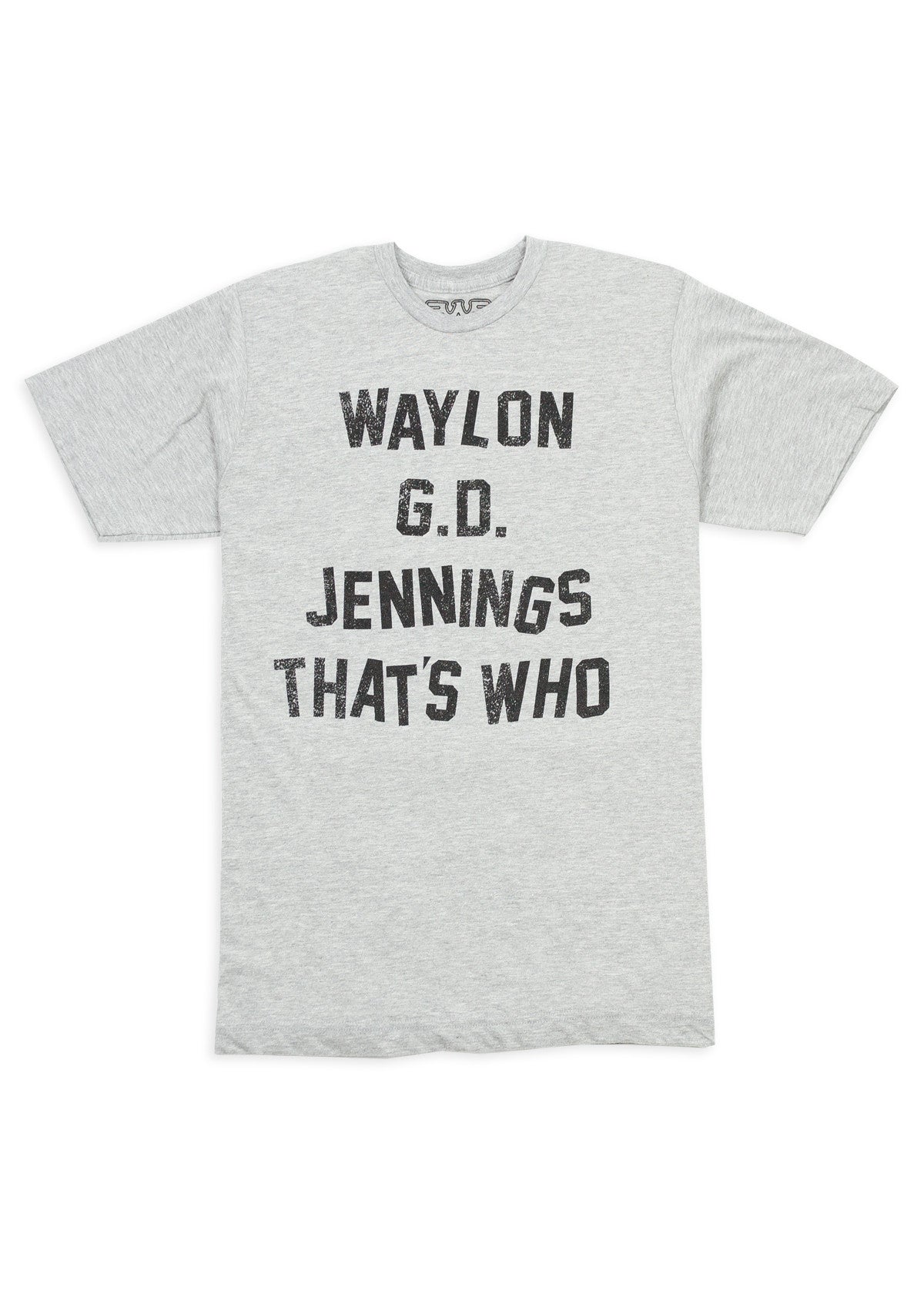 WJMC Waylon Jennings Grow Up to Be Cowboys Mens Tee Shirt Small