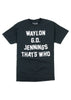 Waylon G.D. Jennings Black Mens Tee Shirt - Men's Tee Shirt - Waylon Jennings Merch Co.