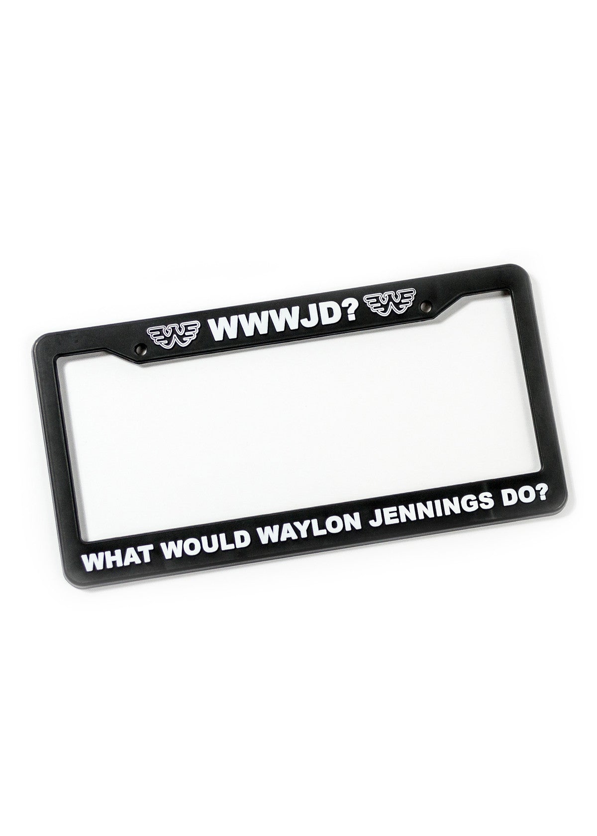 WEST. グッズ What Would Waylon Jennings Do? License Plate Holder– Waylon