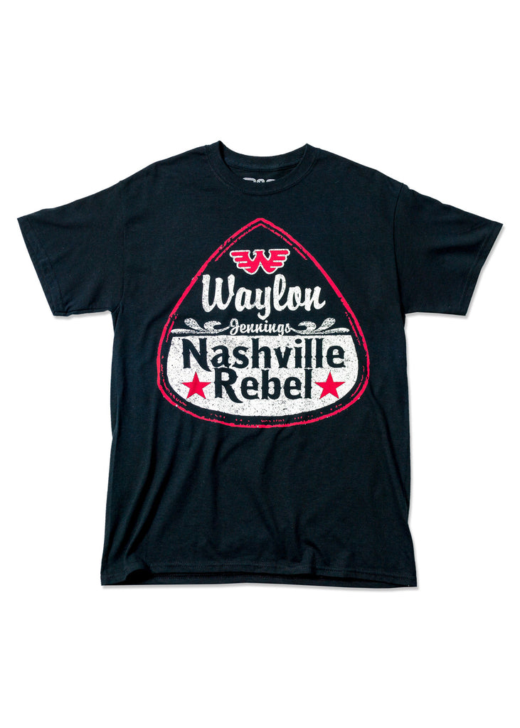 Waylon Jennings Nashville Rebel Men's Tee - Men's Tee Shirt - Waylon Jennings Merch Co.