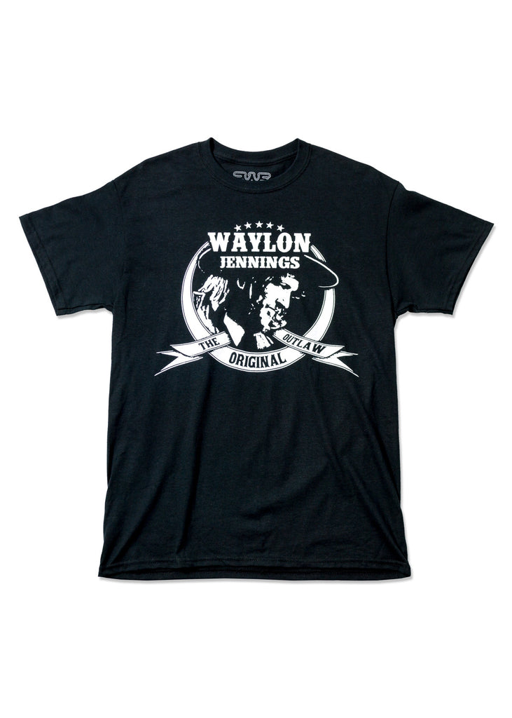 Waylon Jennings Original Outlaw Men's Tee - Men's Tee Shirt - Waylon Jennings Merch Co.