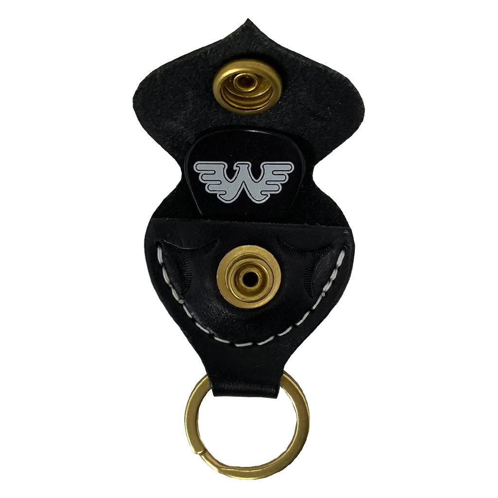 Waylon Jennings Flying W Leather Keychain - Accessories - Waylon Jennings Merch Co.