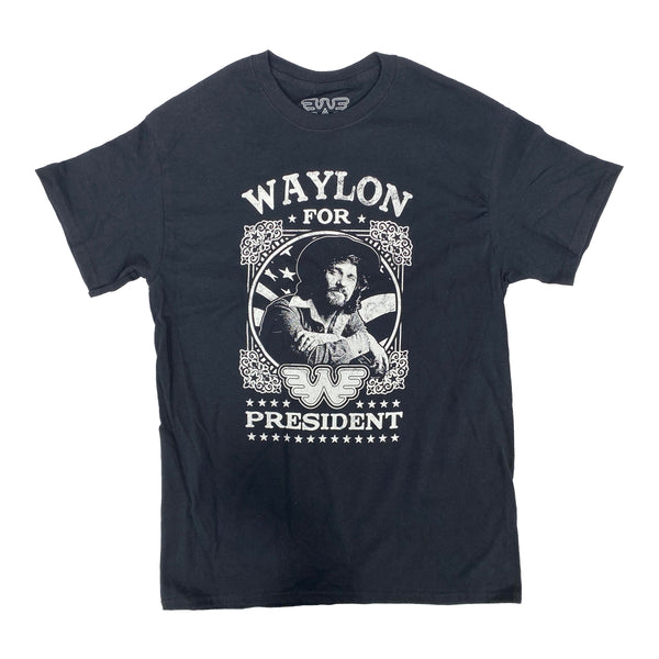Waylon for President Mens Tee Shirt - Men's Tee Shirt - Waylon Jennings Merch Co.