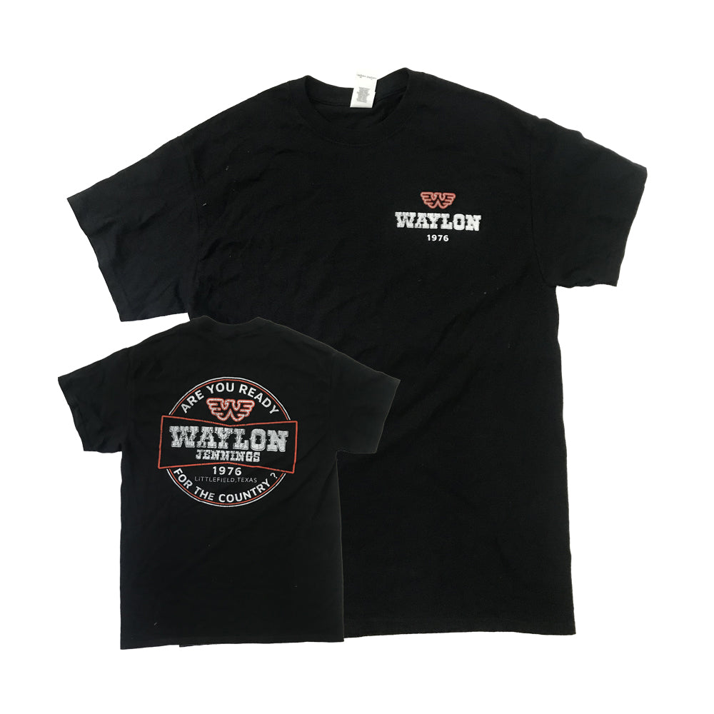 Waylon Jennings 1976 Mens Tee Shirt– Waylon Jennings Merch Co.