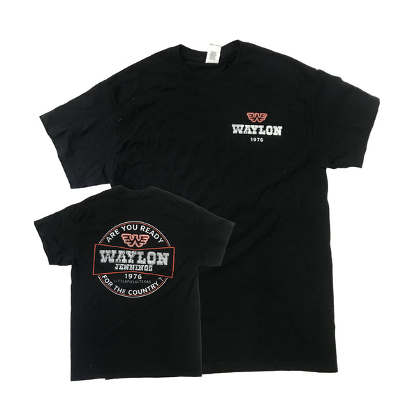 Waylon Jennings 1976 Mens Tee Shirt - Men's Tee Shirt - Waylon Jennings Merch Co.