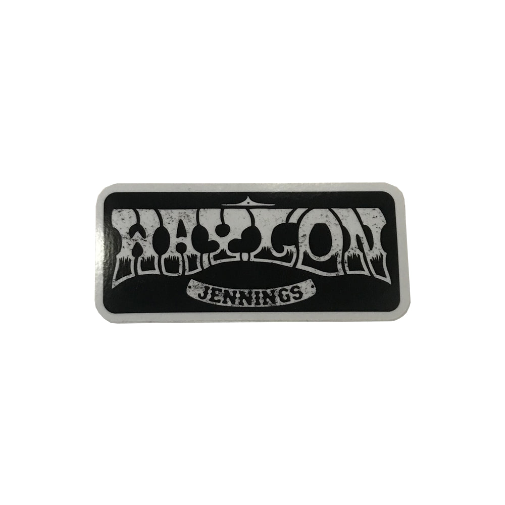 Waylen Name Sticker Rectangle Waylon Jennings Logo Sticker– Waylon Jennings Merch Co.