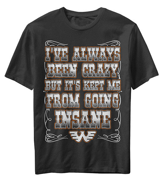 Always Been Crazy Waylon Jennings Mens Tee Shirt - Men's Tee Shirt - Waylon Jennings Merch Co.