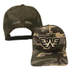 3D Outline Flying W Waylon Jennings Trucker Hat - Accessories - Waylon Jennings Merch Co.