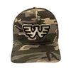 3D Outline Flying W Waylon Jennings Trucker Hat - Accessories - Waylon Jennings Merch Co.