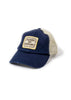 Raised on Waylon Jennings Distressed Navy Trucker Hat - Accessories - Waylon Jennings Merch Co.