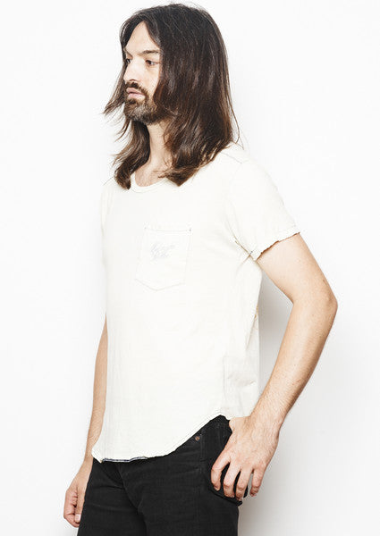 My Heroes Have Always Been Cowboys - Pocket Tee - Dirty White - Men's Tee Shirt - Waylon Jennings Merch Co.