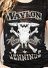 Drinkin' and Dreamin' Waylon Jennings Womens Burn Out Tee Shirt - Women's Tee Shirt - Waylon Jennings Merch Co.