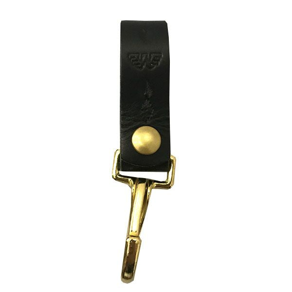 Waylon Jennings Leather Belt Loop Keychain Key Fob - Accessories - Waylon Jennings Merch Co.