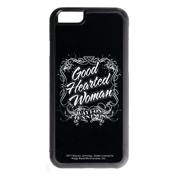 Waylon Jennings Good Hearted Woman iPhone Case - Accessories - Waylon Jennings Merch Co.