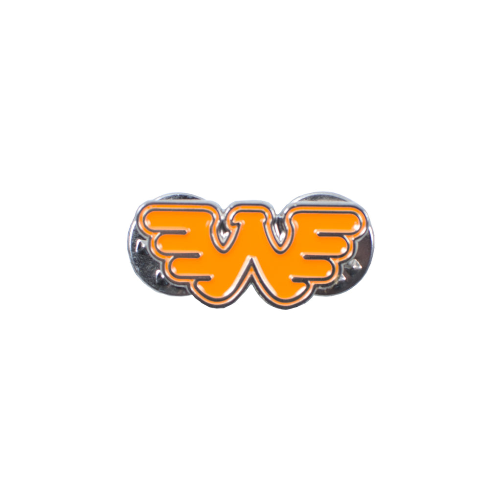 Waylon Jennings Orange Flying W Pin -  - Waylon Jennings Merch Co.