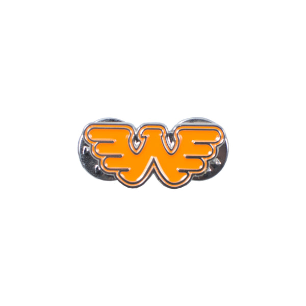Waylon Jennings Orange Flying W Pin -  - Waylon Jennings Merch Co.