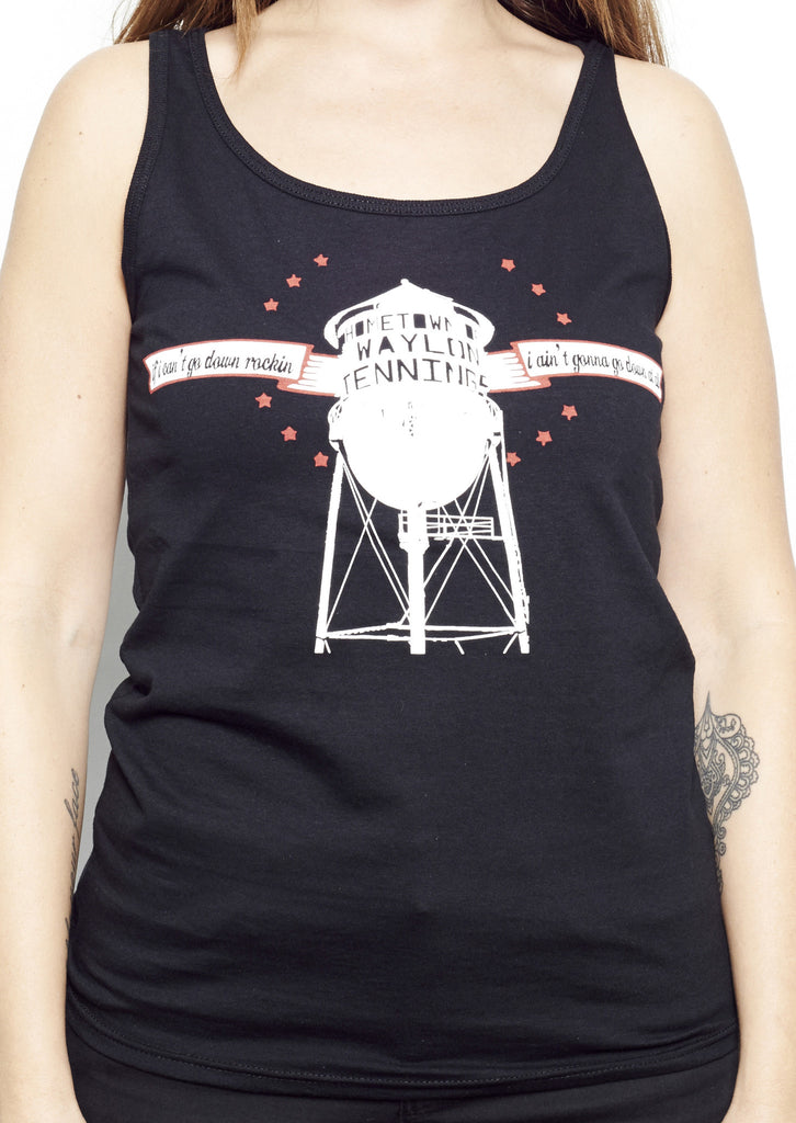 Waylon Jennings Littlefield Women's Tank - Women's Tank Top - Waylon Jennings Merch Co.