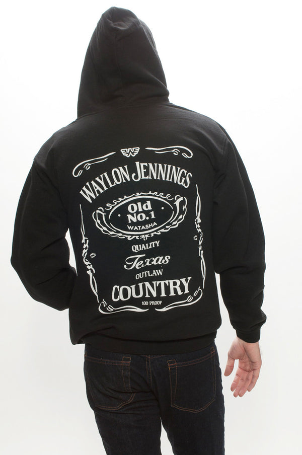 Waylon Jennings Watasha Hoodie - Men's Tee Shirt - Waylon Jennings Merch Co.