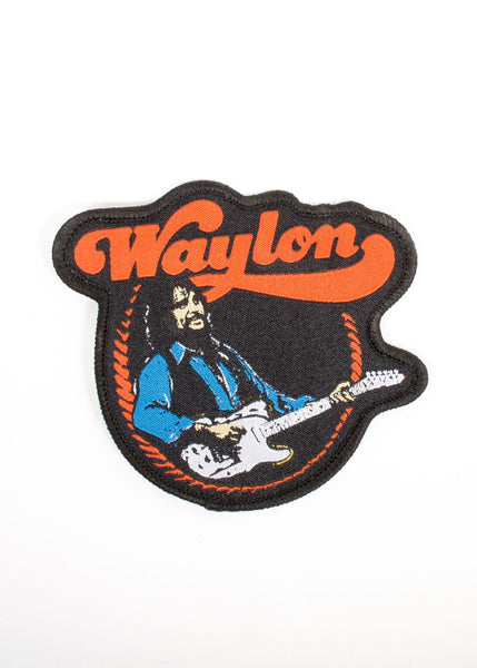 Waylon Jennings Telecaster Embroidered Patch - Accessories - Waylon Jennings Merch Co.