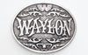 Waylon Jennings Flying W Western Antique Silver Belt Buckle - Accessories - Waylon Jennings Merch Co.